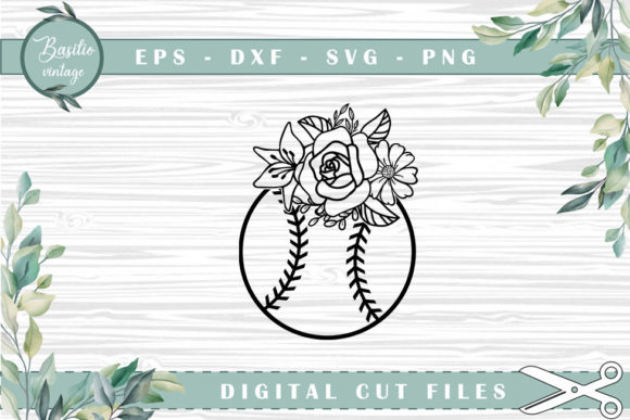 Baseball Floral Cutting Files: A Designer's Review