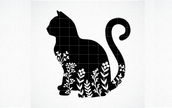 Floral Cat Silhouette: A Practical Review for Graphics and Crafts Sellers