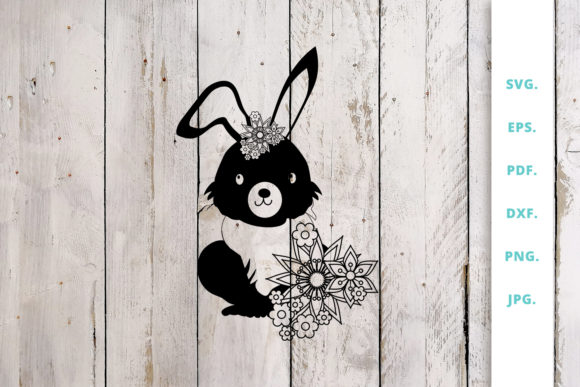 Floral Easter Bunny Cut File 1: A Crafts and Graphics Review