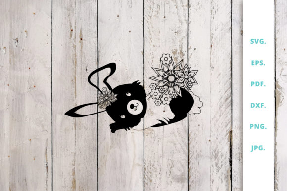 Floral Easter Bunny Cut File 5: A Designer's Review of Graphics and Crafts