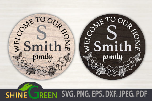 Floral Family Monogram Home Round Sign: A Crafts and Graphics Review