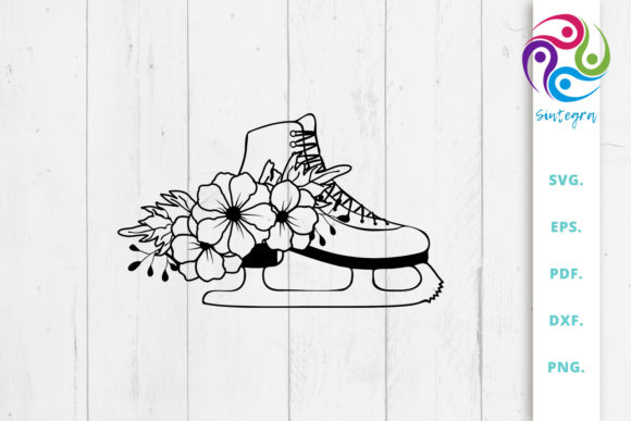 Floral Skating Boot Svg File: A Designer's Real-World Review