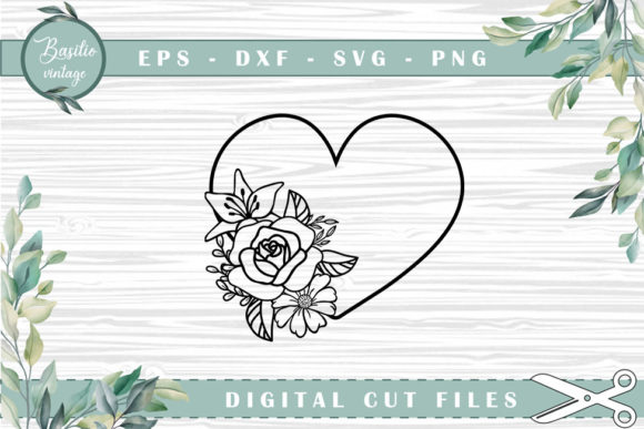 Heart Floral Cutting Files: A Designer's Review for Graphics & Crafts