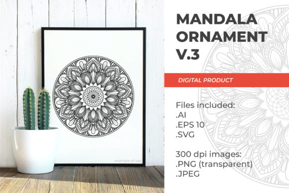 Mandala - Floral Vintage V.3: A Practical Review for Graphics and Patterns Sellers