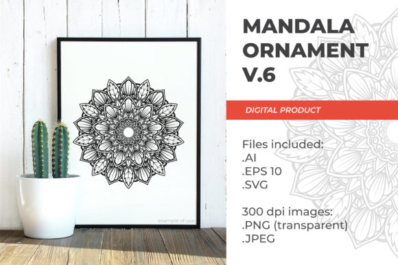 Mandala - Floral Vintage - V.6: A Review of Premium Graphics and Patterns